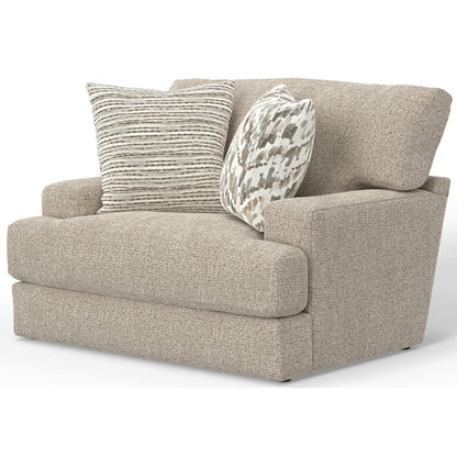 Brett Chair with Cuddler Cushion in Brown Color