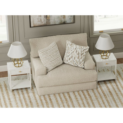 Brett Chair with Cuddler Cushion in Brown Color