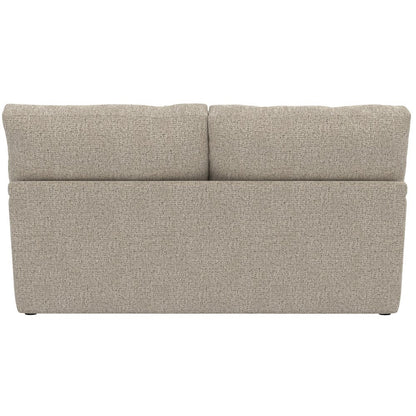 Brett Loveseat with Cuddler Cushions in Brown Color