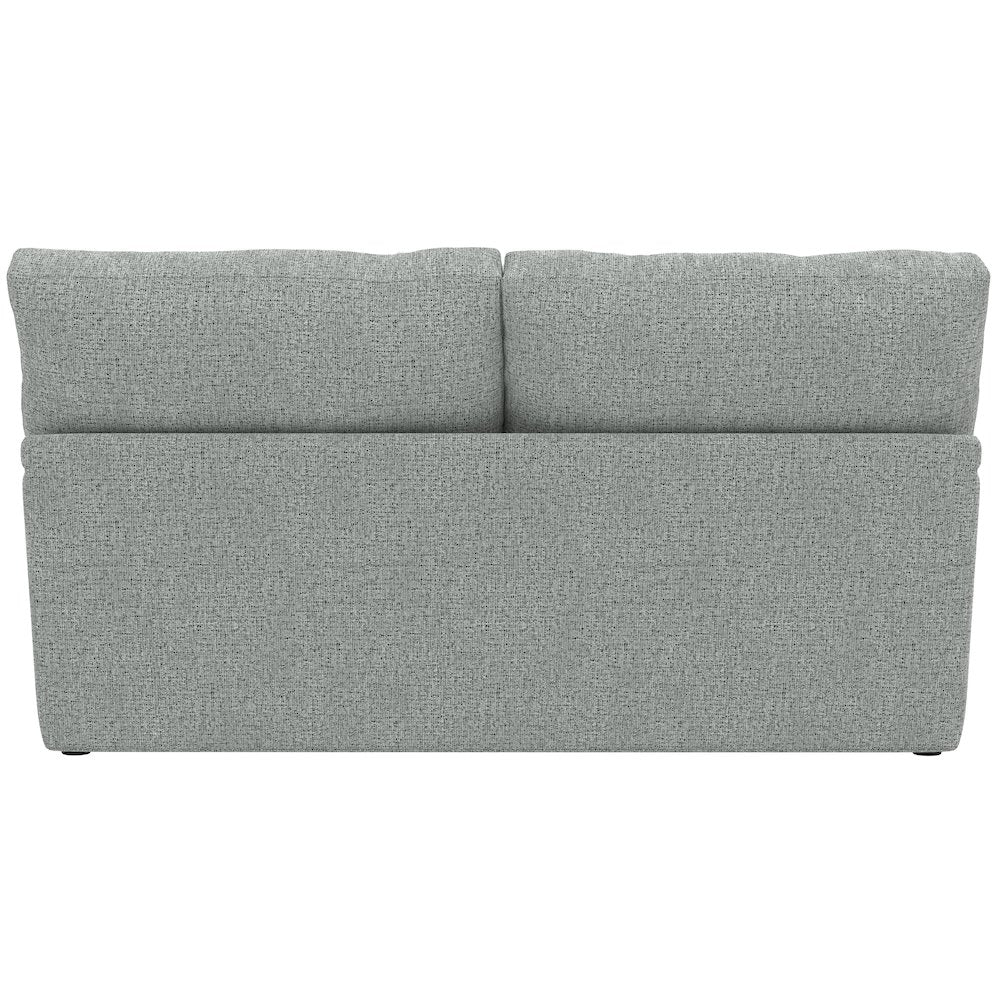 Brett Loveseat with Cuddler Cushions in Blue Color