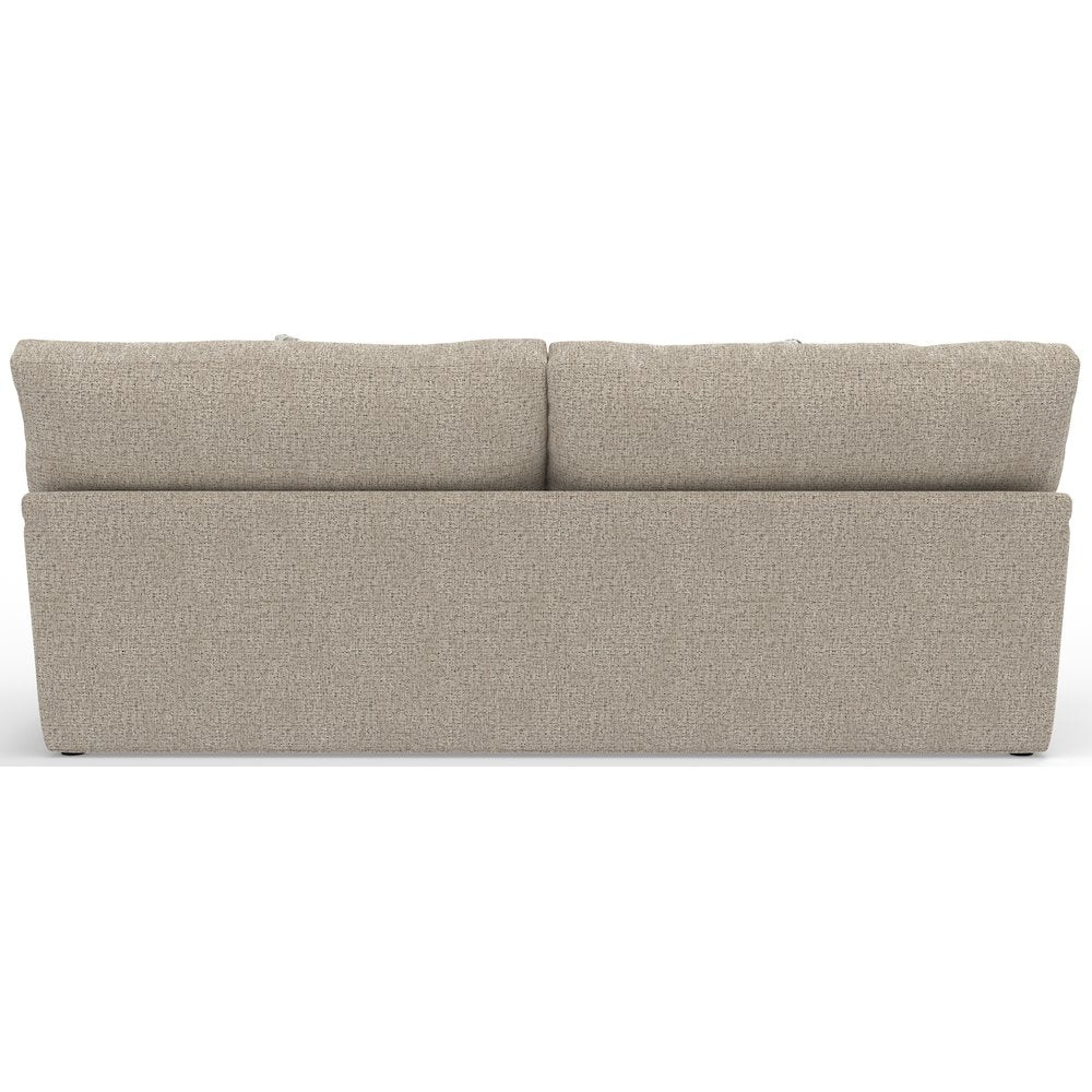 Brett 93" Sofa with Cuddler Cushions in Brown Color