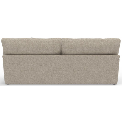 Brett 93" Sofa with Cuddler Cushions in Brown Color