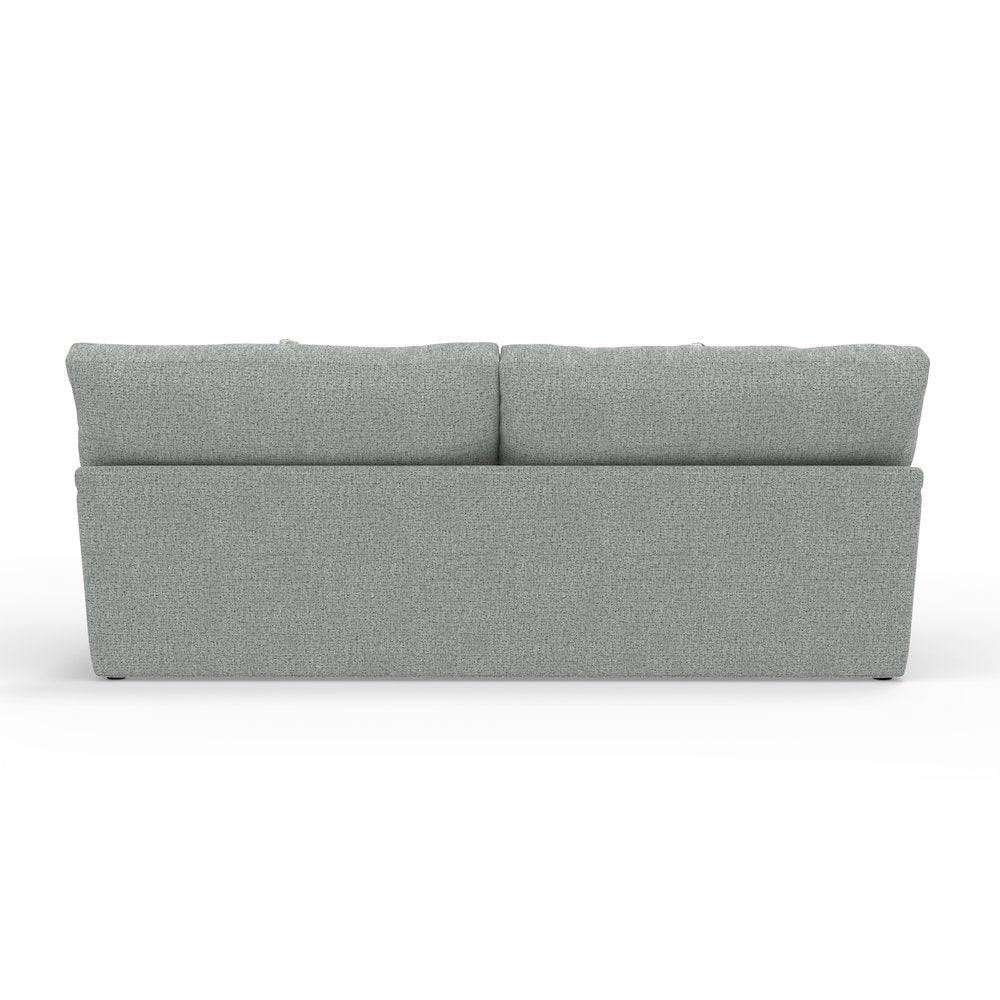 Brett 93" Sofa with Cuddler Cushions in Blue Color