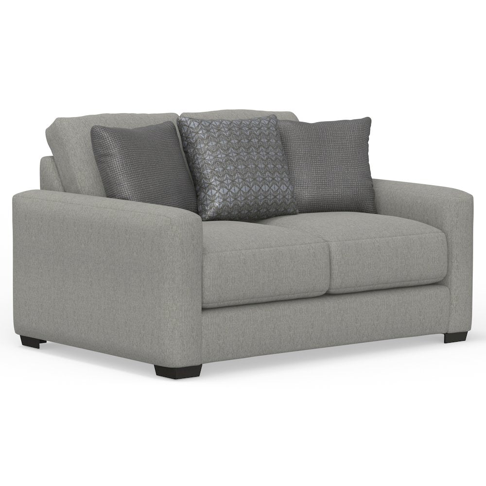 Hyde Park Loveseat in Grey Color