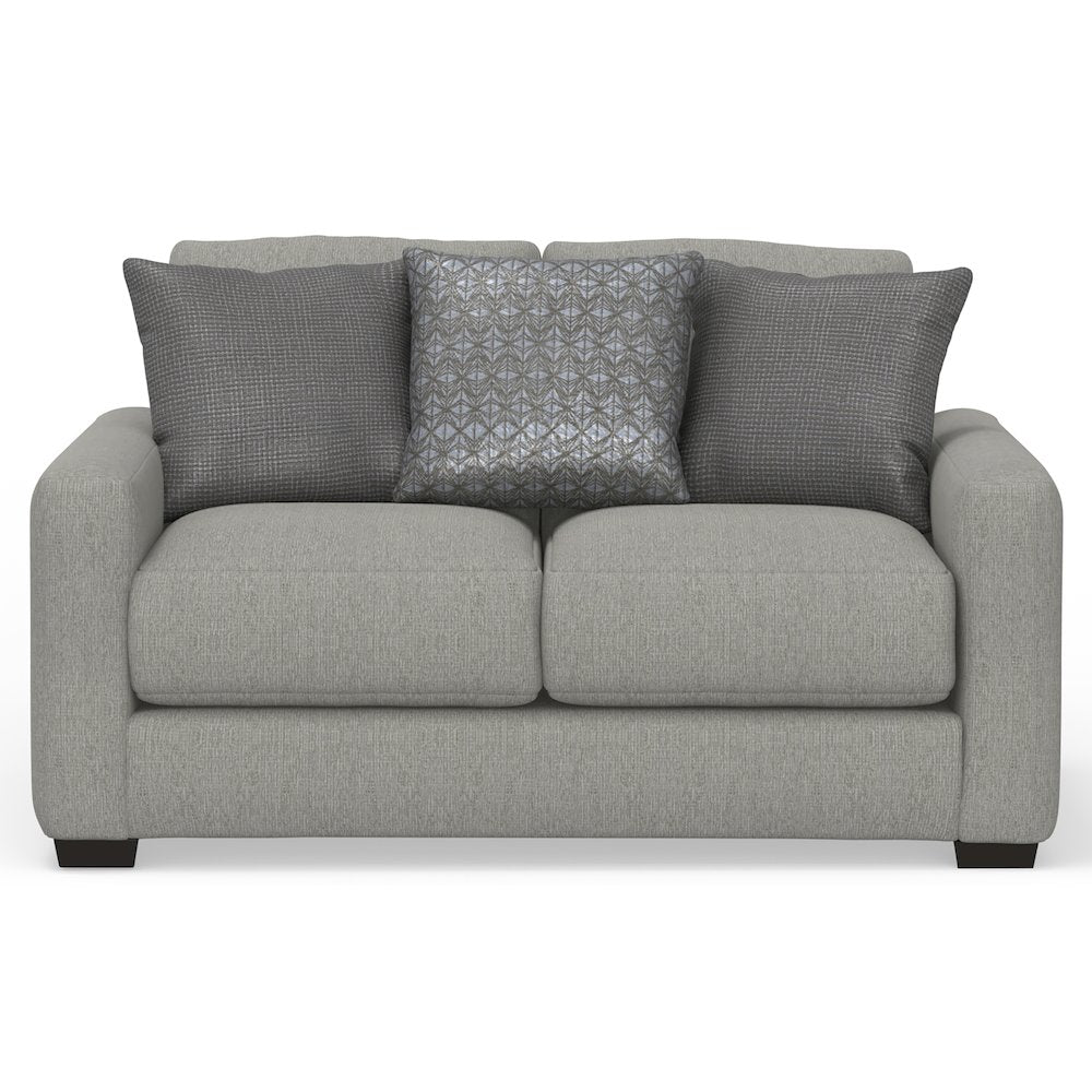 Hyde Park Loveseat in Grey Color