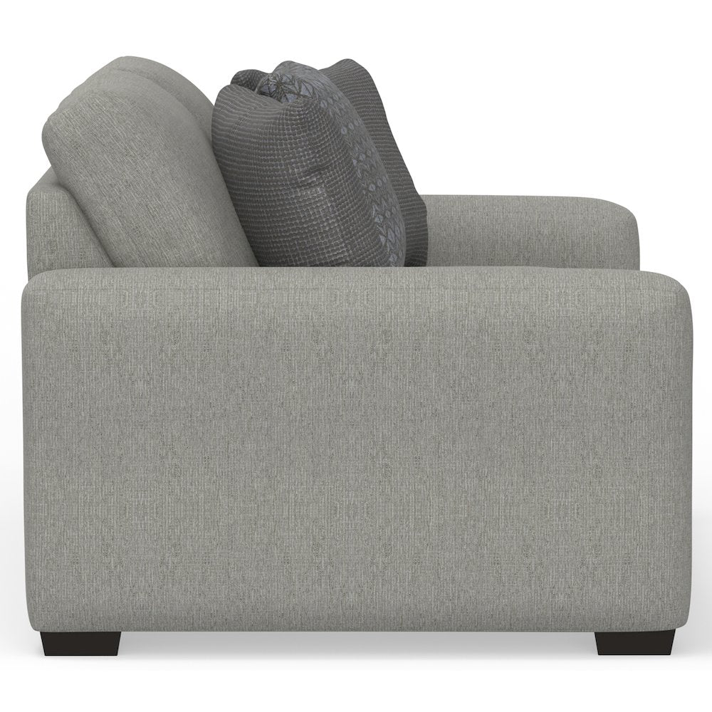 Hyde Park Loveseat in Grey Color