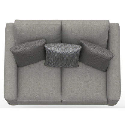 Hyde Park Loveseat in Grey Color