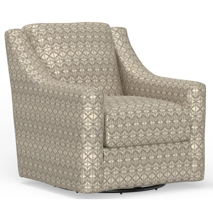 Hyde Park Swivel Chair in Brown Color