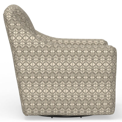 Hyde Park Swivel Chair in Brown Color