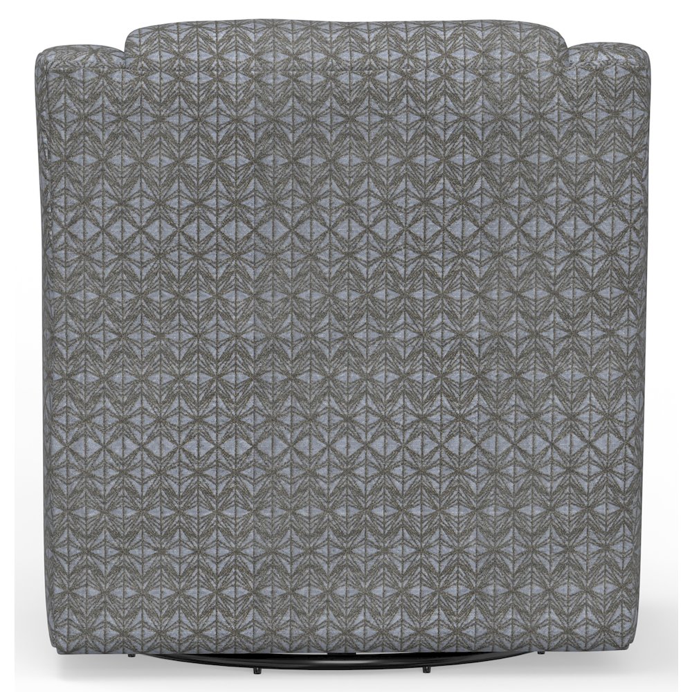 Hyde Park Swivel Chair in Grey Color