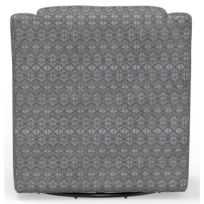 Hyde Park Swivel Chair in Grey Color