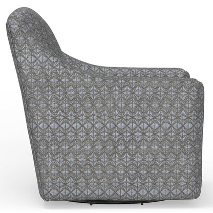 Hyde Park Swivel Chair in Grey Color