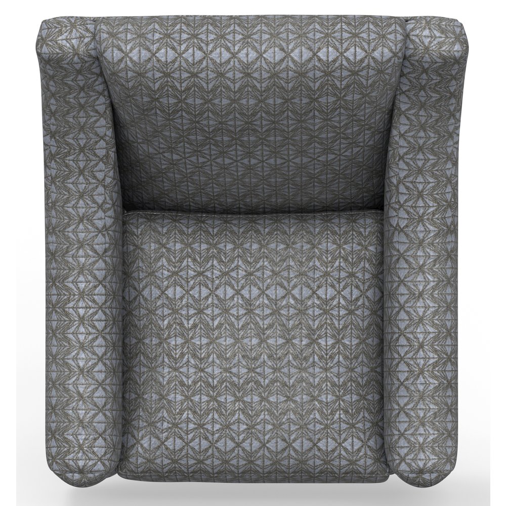 Hyde Park Swivel Chair in Grey Color