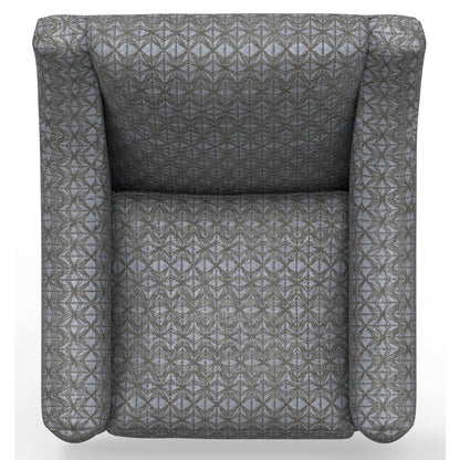 Hyde Park Swivel Chair in Grey Color