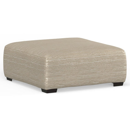 Hyde Park Cocktail Ottoman in Brown Color