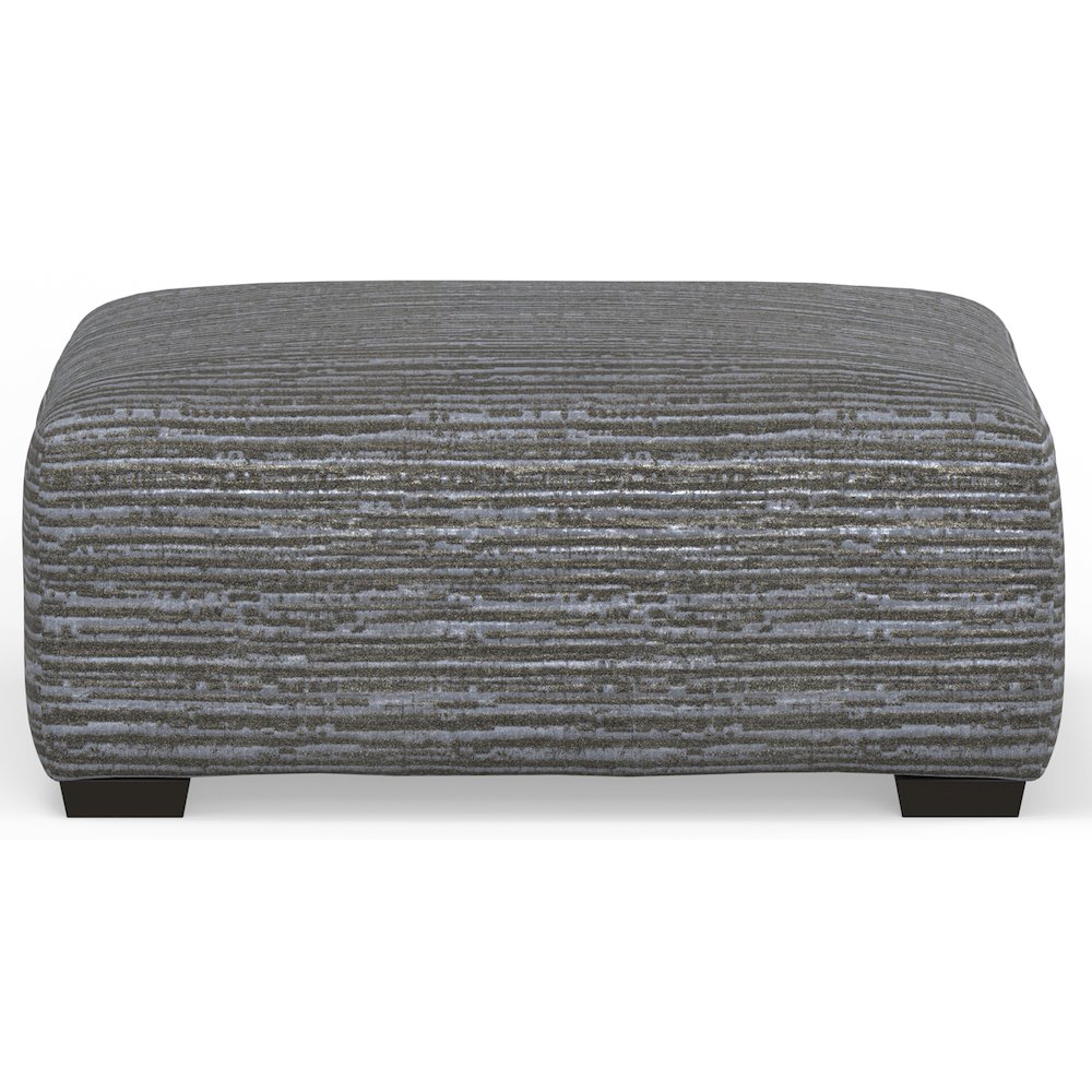 Hyde Park Cocktail Ottoman in Grey Color