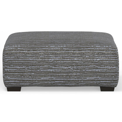 Hyde Park Cocktail Ottoman in Grey Color