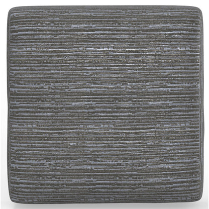 Hyde Park Cocktail Ottoman in Grey Color