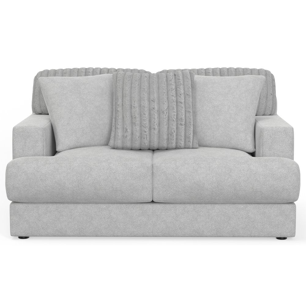 Eagan Loveseat in Grey Color