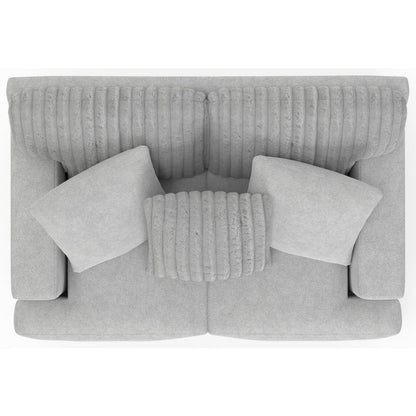 Eagan Loveseat in Grey Color