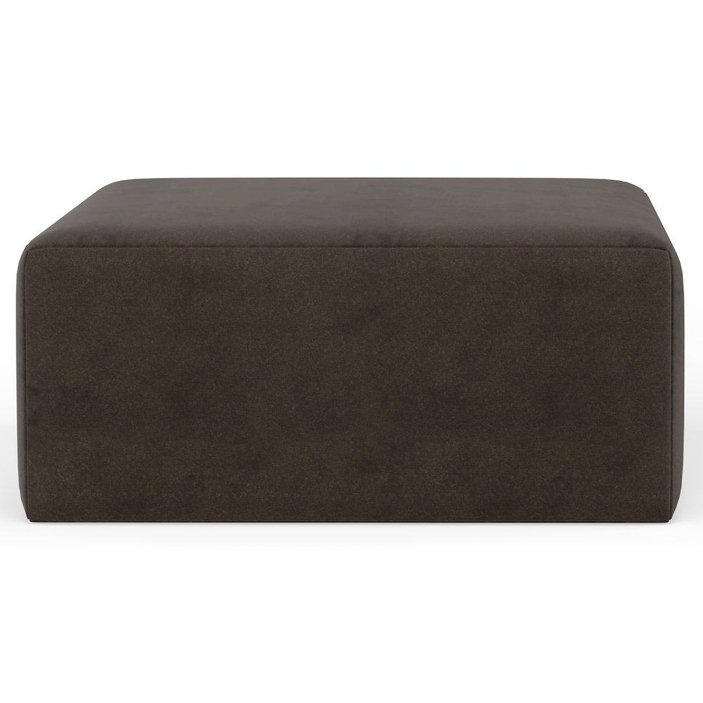 Eagan 42" Cocktail Ottoman in Brown Color