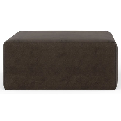 Eagan 42" Cocktail Ottoman in Brown Color