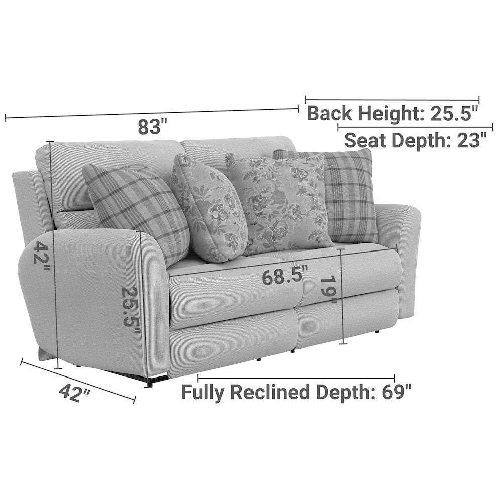 Chappy Lay Flat Reclining Sofa