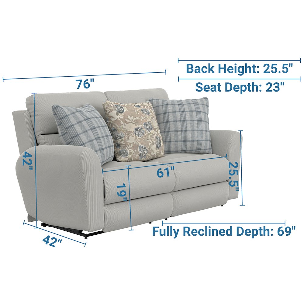 Chappy Lay Flat Reclining Loveseat