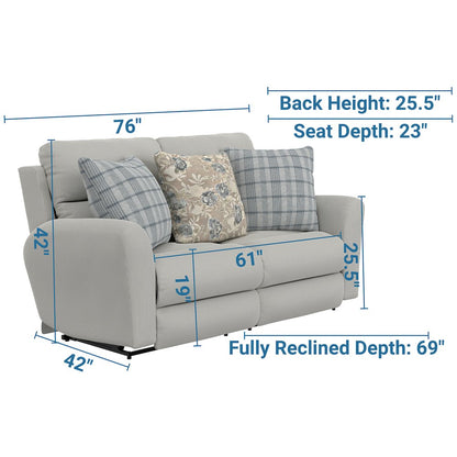 Chappy Lay Flat Reclining Loveseat