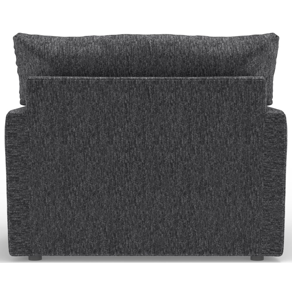 Tyson Chair with Cuddler Cushion in Grey Color