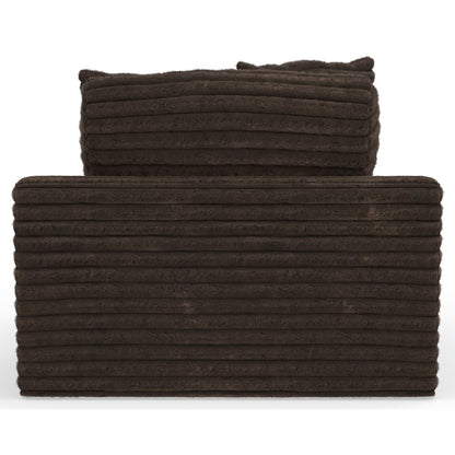 Comfrey Chaise in Chocolate Color