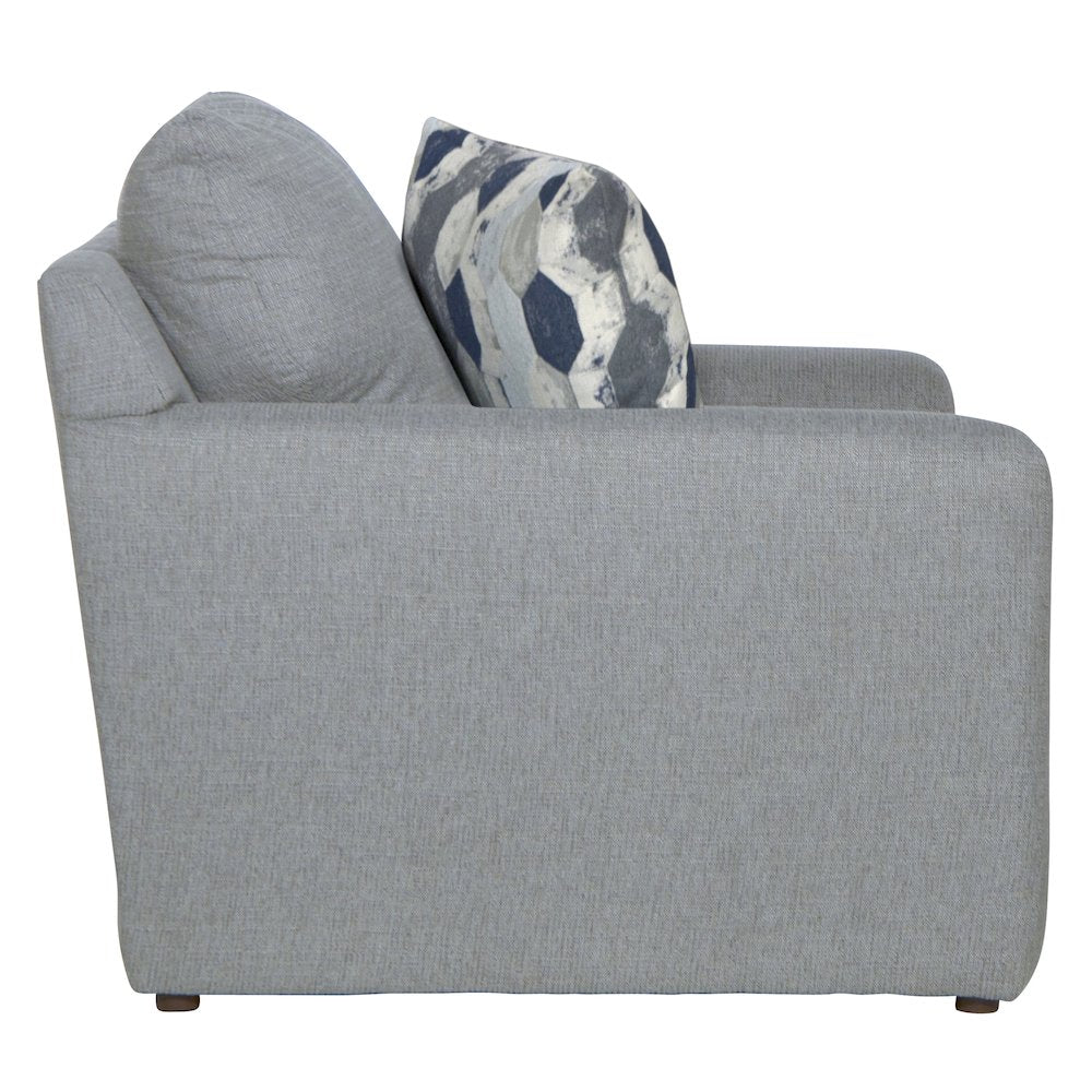 Hooten Oversized Chair in Blue Color