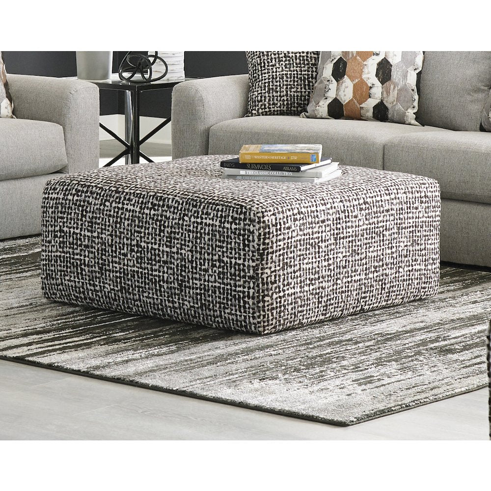 Hooten Cocktail Ottoman in Multi Color
