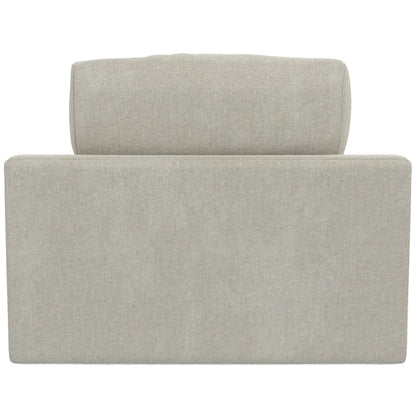 Cozy Chaise with USB Charging Ports in Beige Color