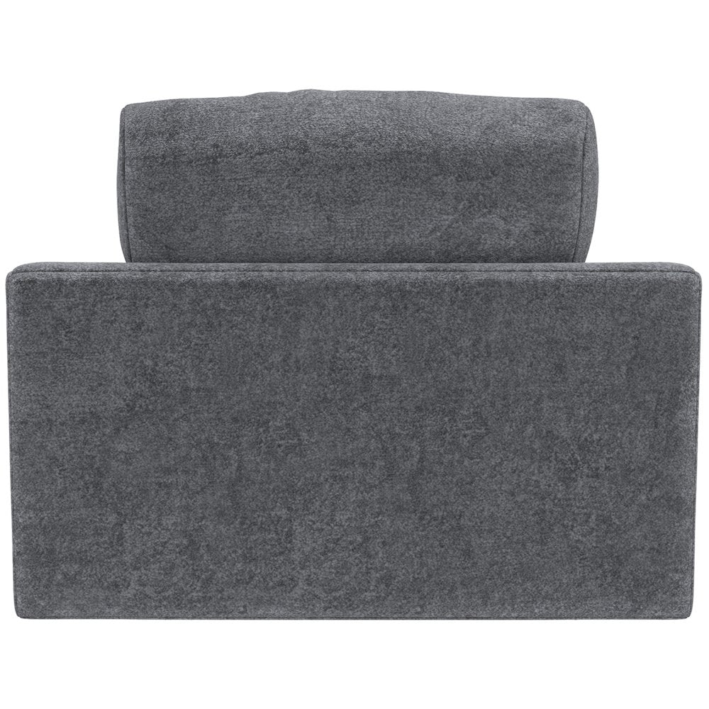 Cozy Chaise with USB Charging Ports in Grey Color