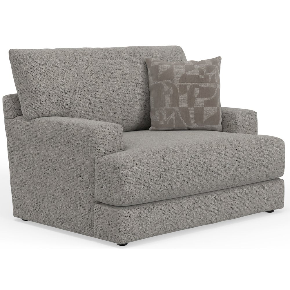 Zeke Oversized Chair in Grey Color