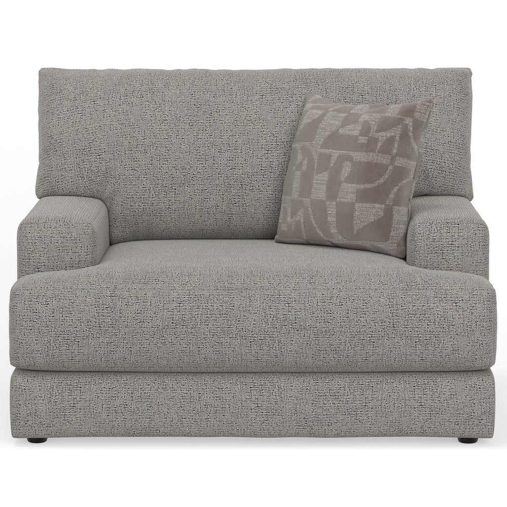 Zeke Oversized Chair in Grey Color