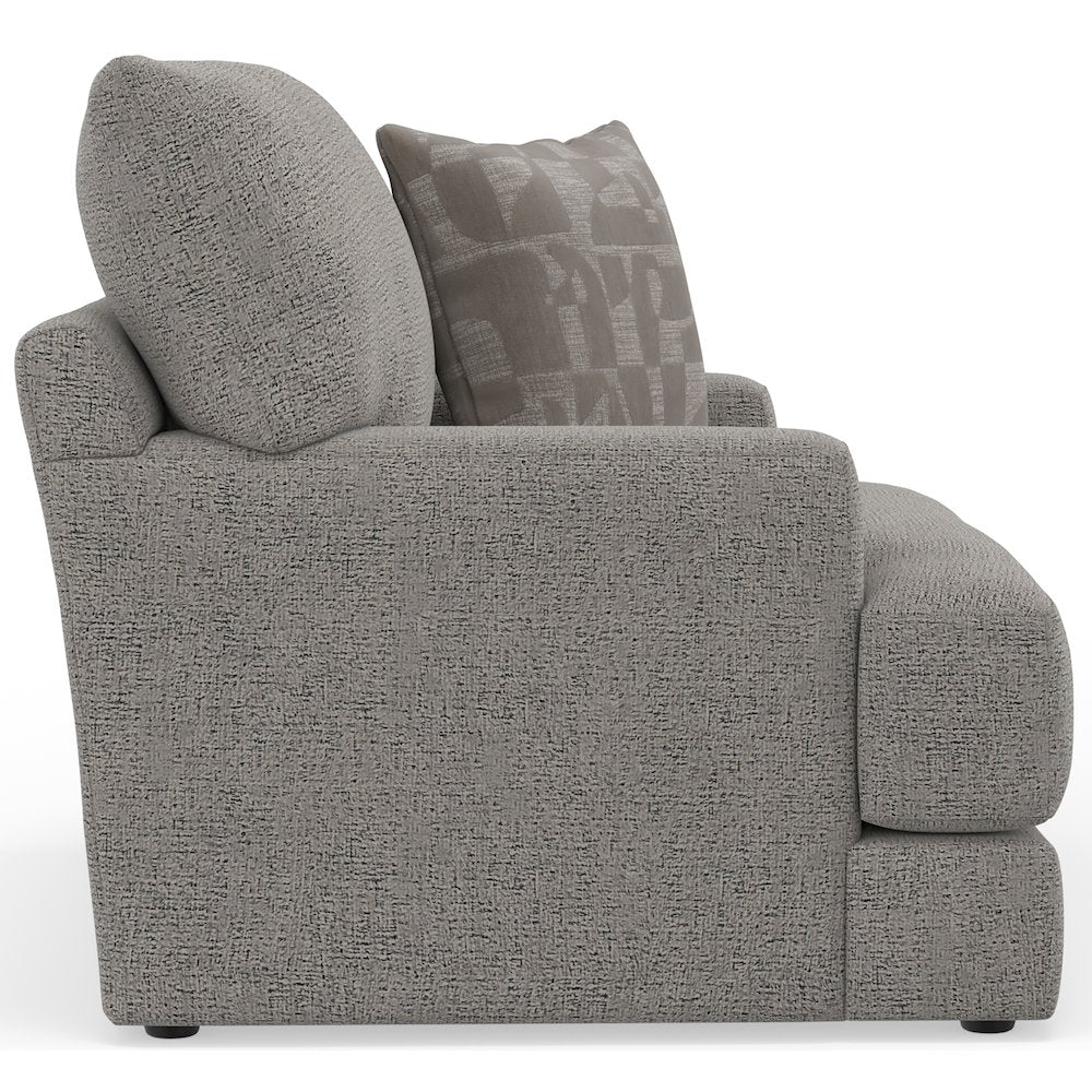Zeke Oversized Chair in Grey Color