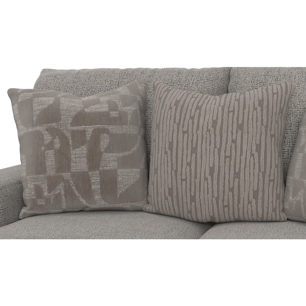 Zeke Loveseat in Grey Color