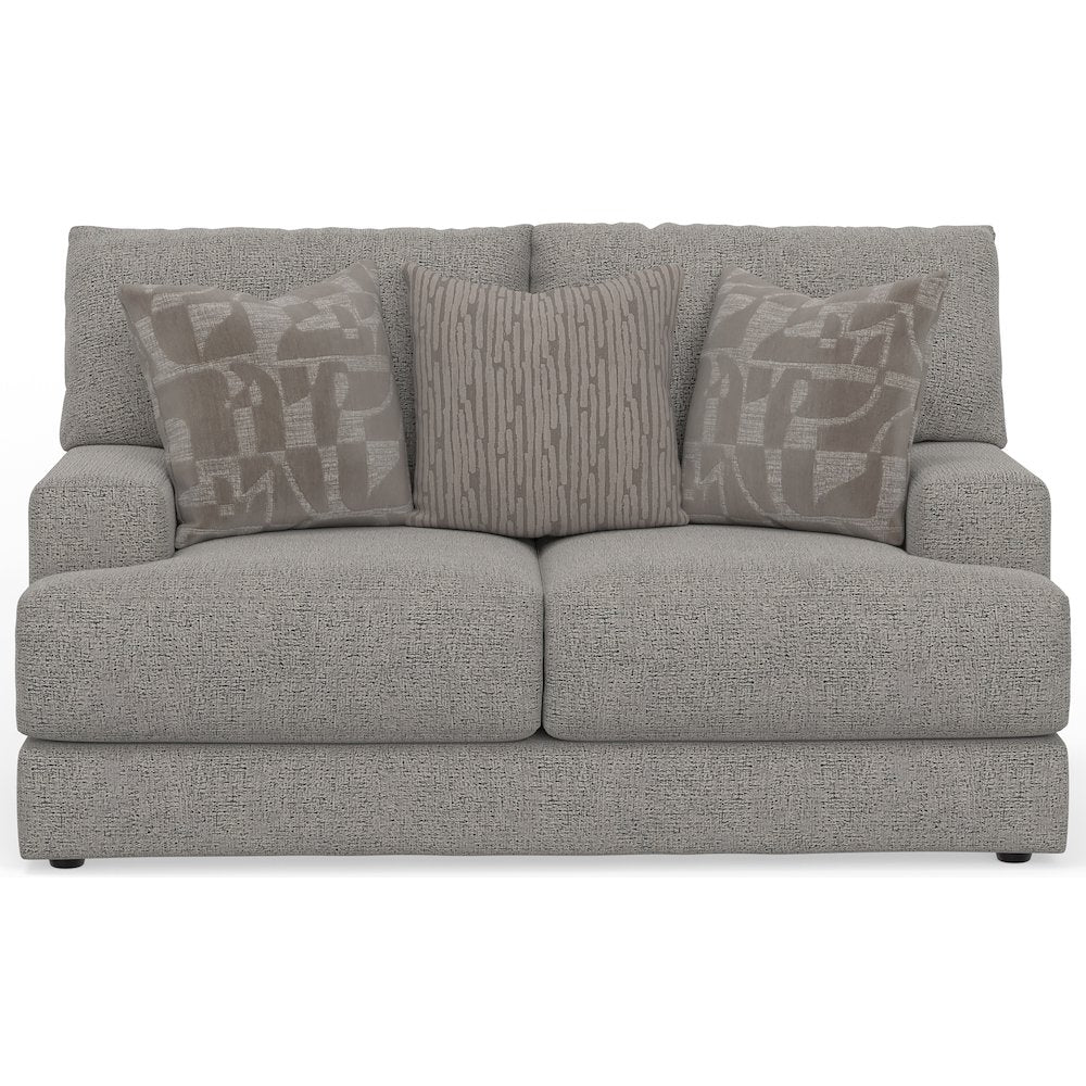 Zeke Loveseat in Grey Color