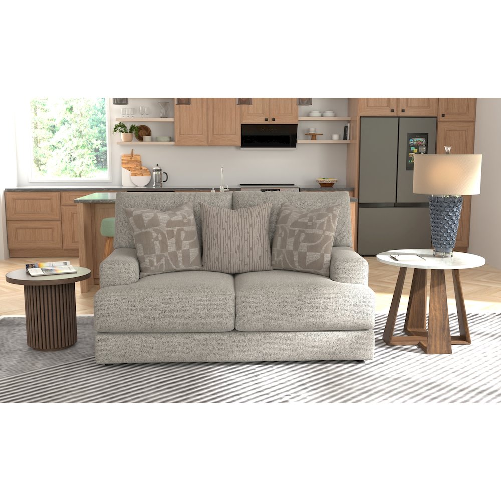 Zeke Loveseat in Grey Color