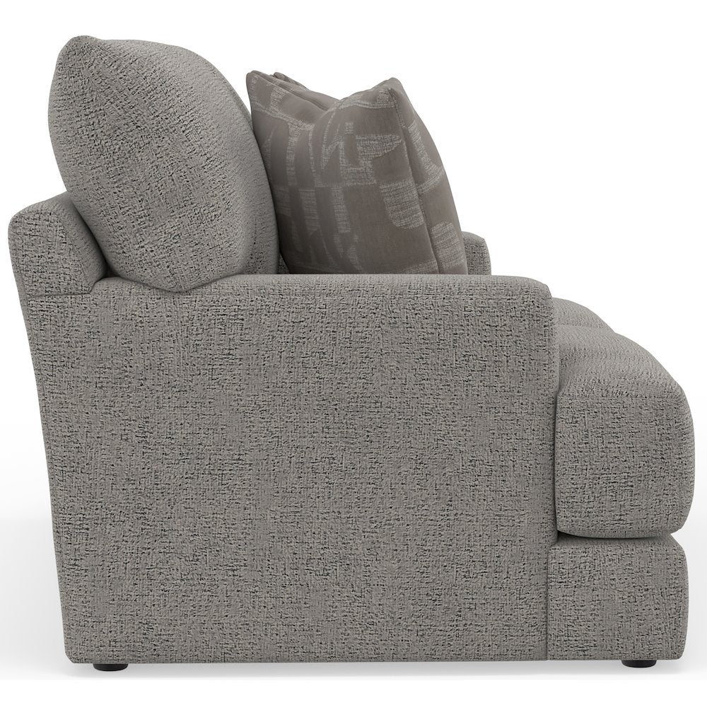 Zeke Loveseat in Grey Color