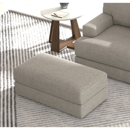 Zeke Ottoman in Grey Color