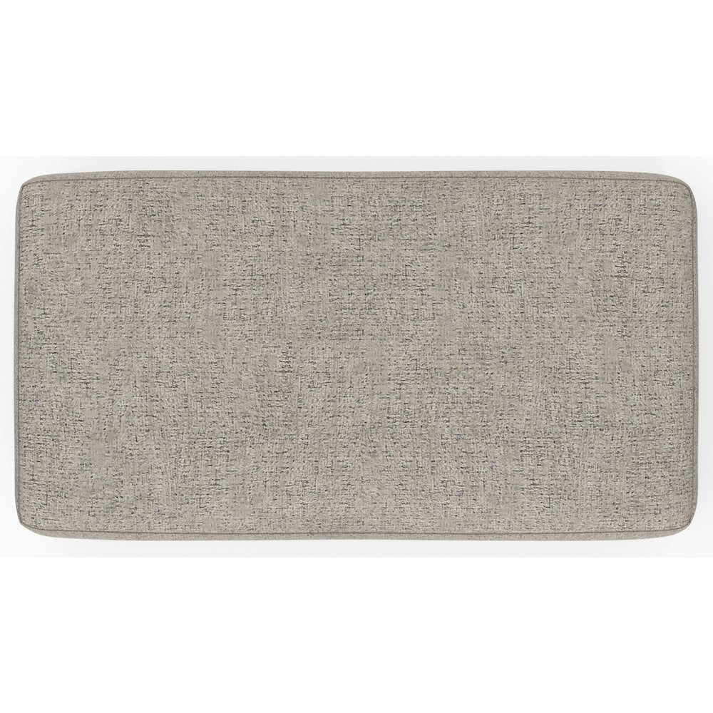 Zeke Ottoman in Grey Color