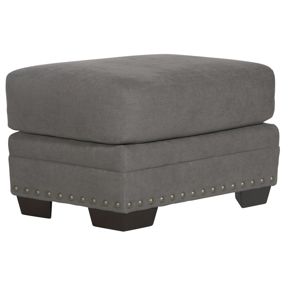 Cutler Ottoman in Grey Color