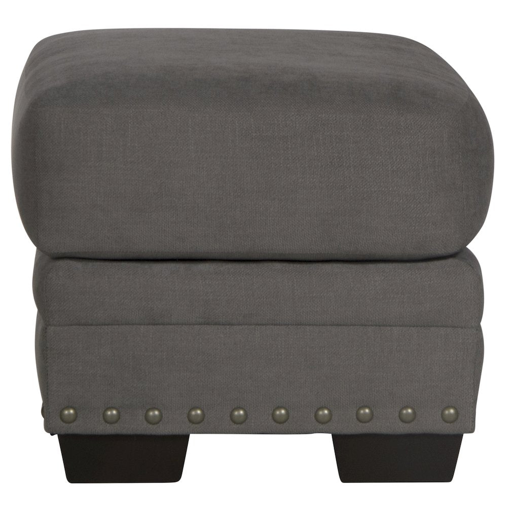 Cutler Ottoman in Grey Color