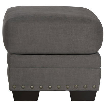 Cutler Ottoman in Grey Color