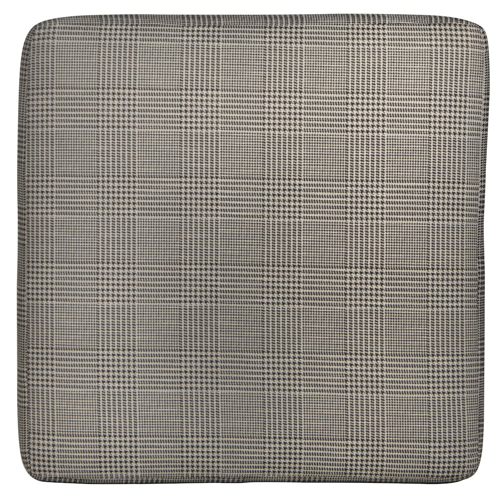Cutler Cocktail Ottoman in Grey Color