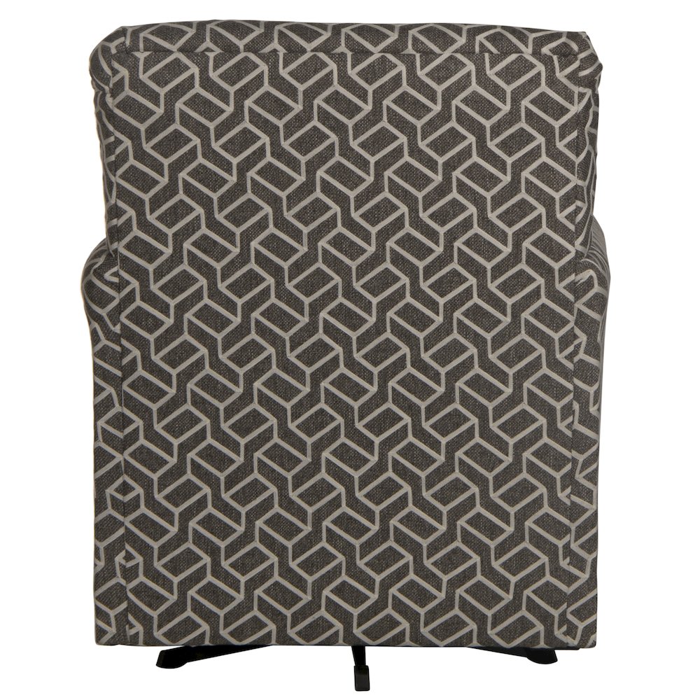 Cutler Swivel Accent Chair in Grey Color