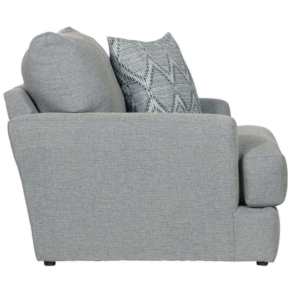 Howell Oversized Chair in Blue Color